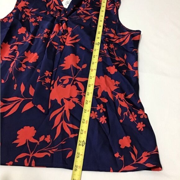 TAHARI ASL Sleeveless Sailor-Neck Top New Size XL - Picture 10 of 10